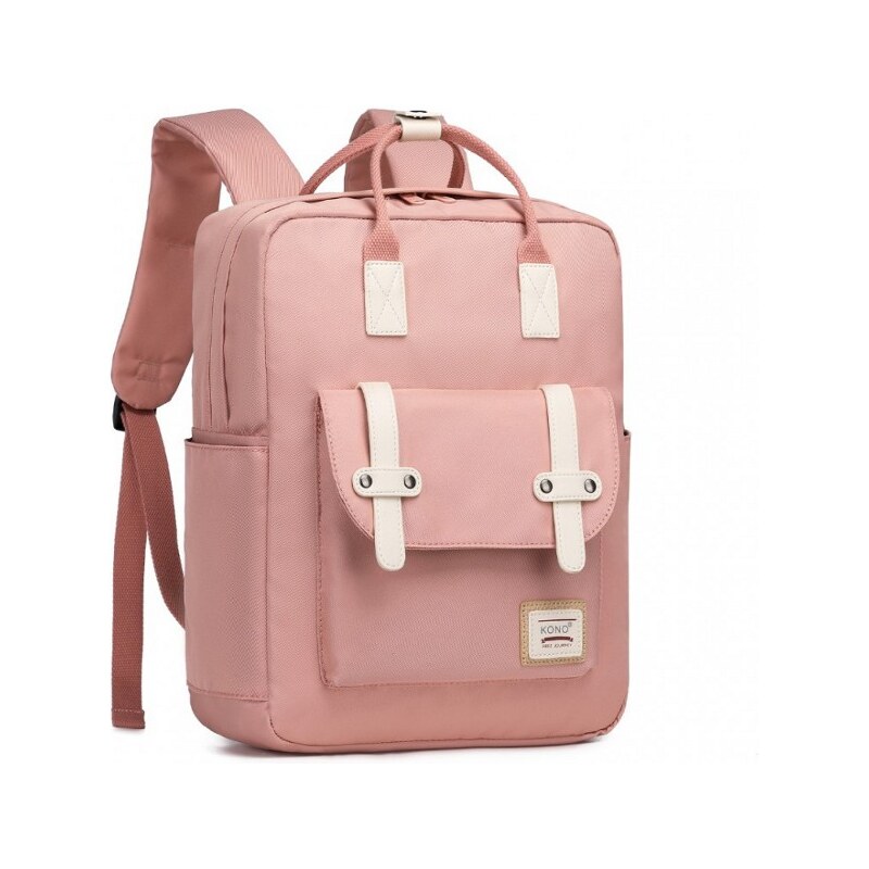 Konofactory Růžový odolný batoh do letadla Traveller - vel. S