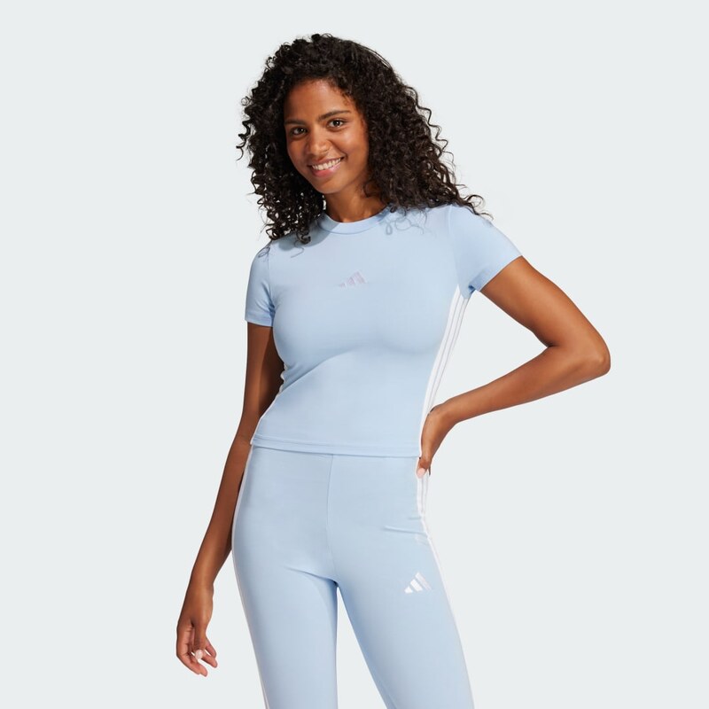 Adidas Tričko Essentials 3-Stripes Slim Baby