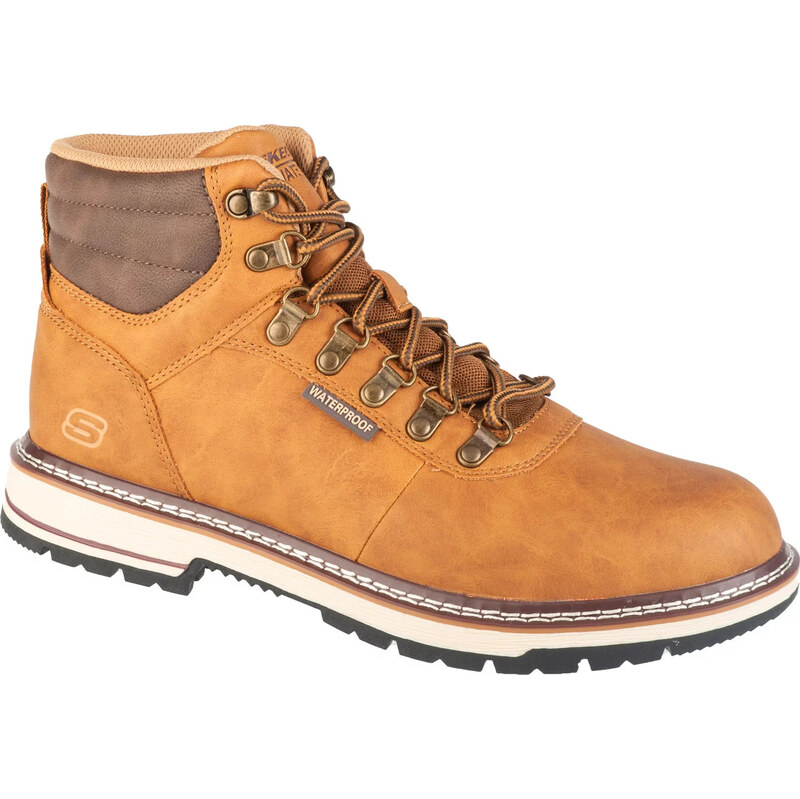 Světle hnědé pánské kotníkové boty Skechers Corado - Jaxx Hnědá