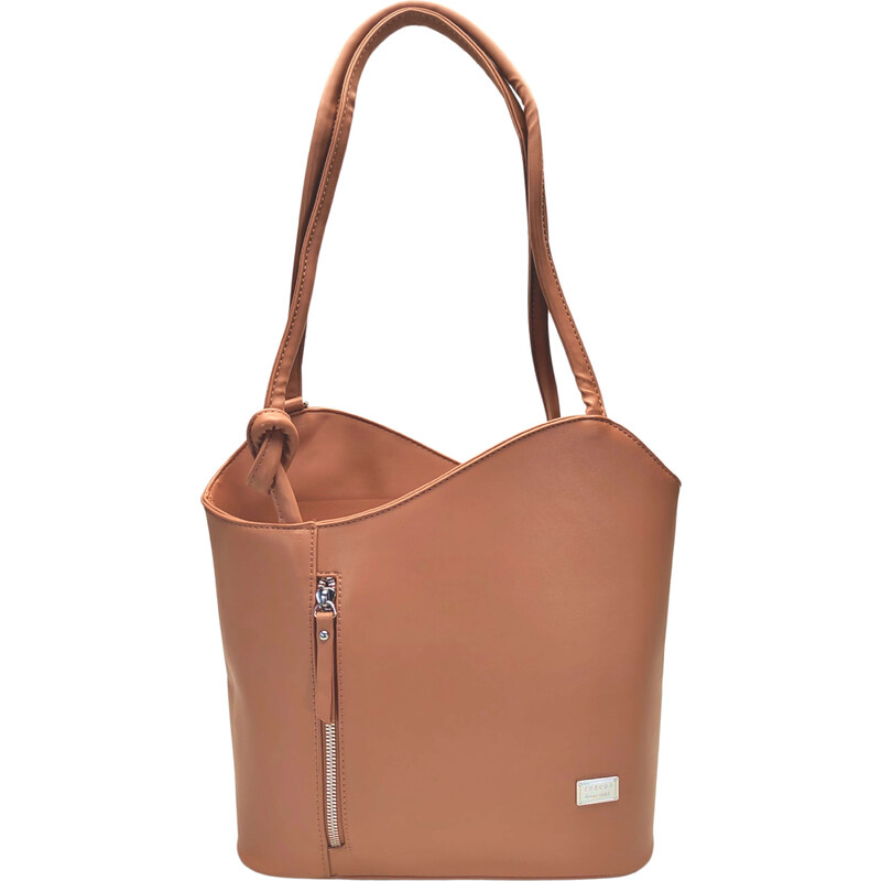 Te Elegantní středně hnědá kabelka a batoh 2v1 Emily 102553896