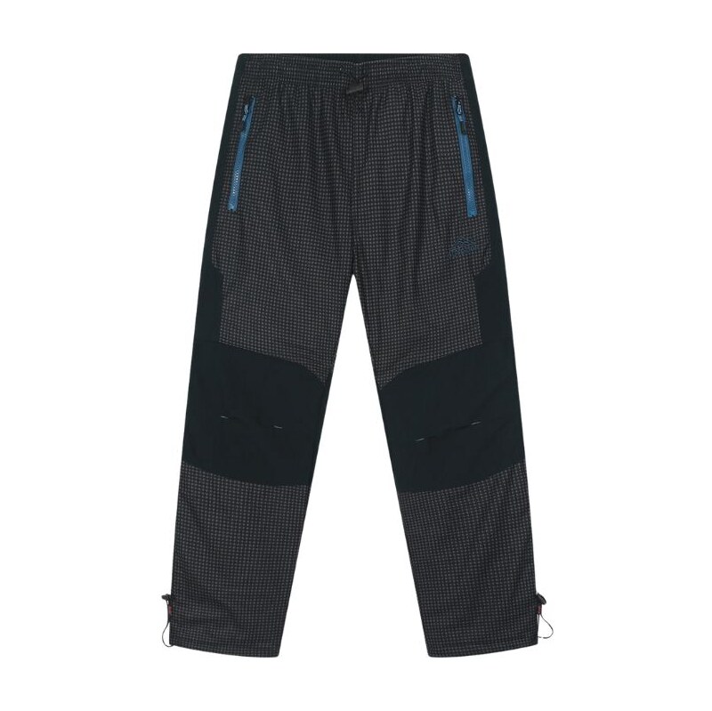 Chlapecké zateplené outdoorové kalhoty černá/šedá Kugo C8972