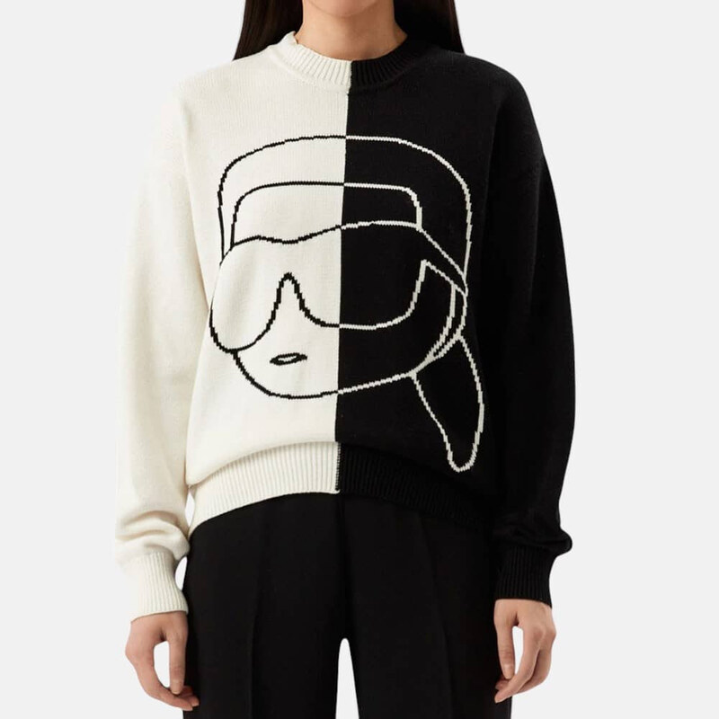 Dámský volný svetr Karl Lagerfeld 56121 114631813