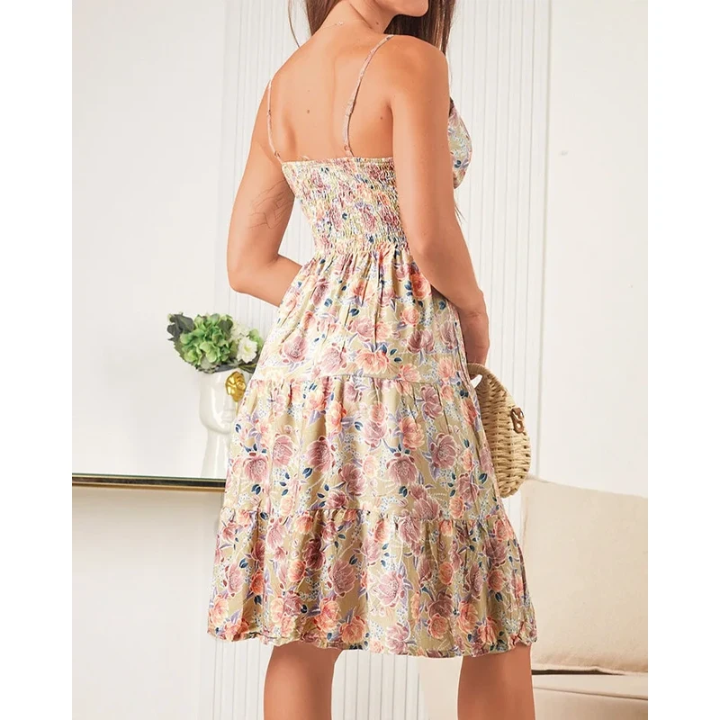 Resti Womens cotton floral dress