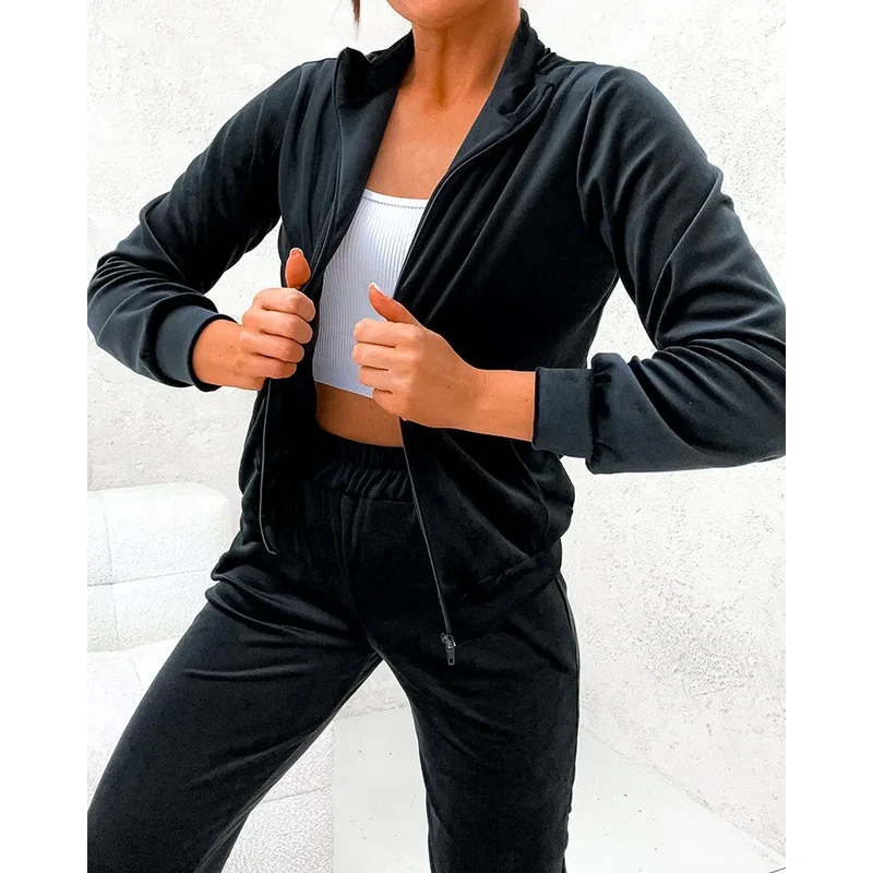 Resti Womens cotton ala velour set 108165569