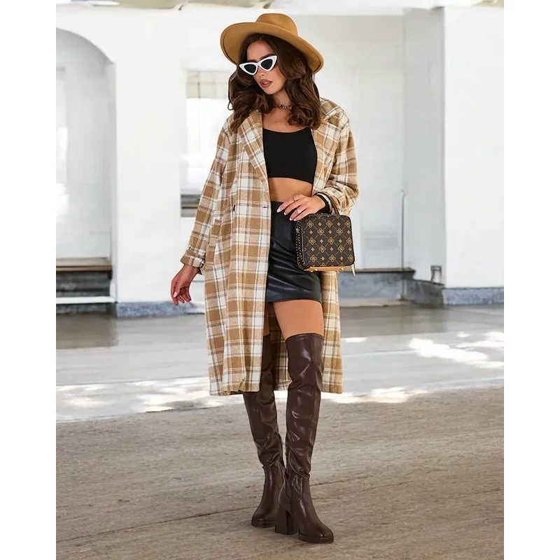 Resti Womens checkered coat
