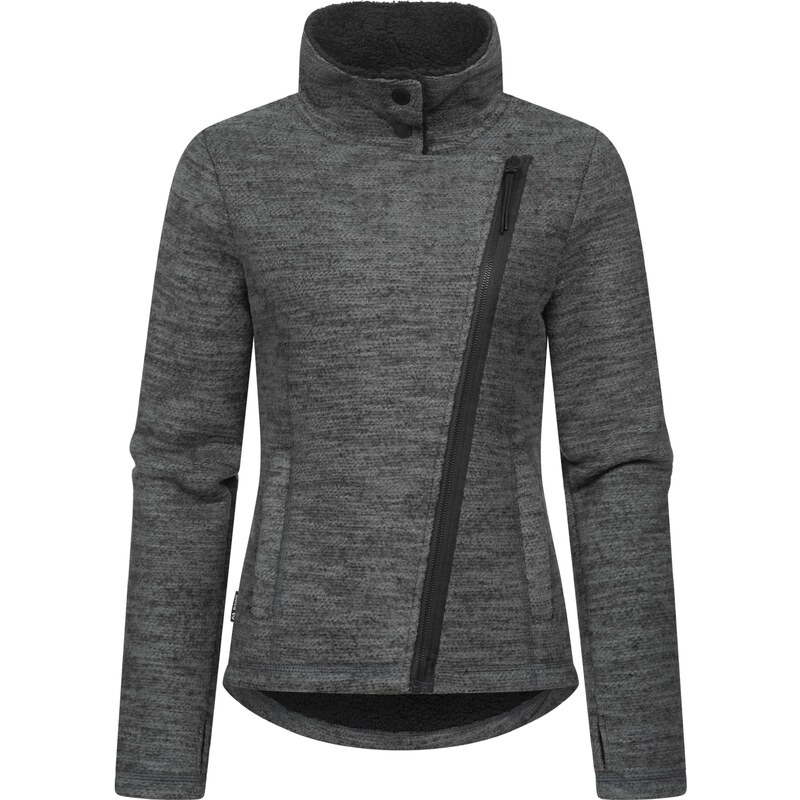 Ragwear Fleecová mikina Saskie tmavě šedá 104683028
