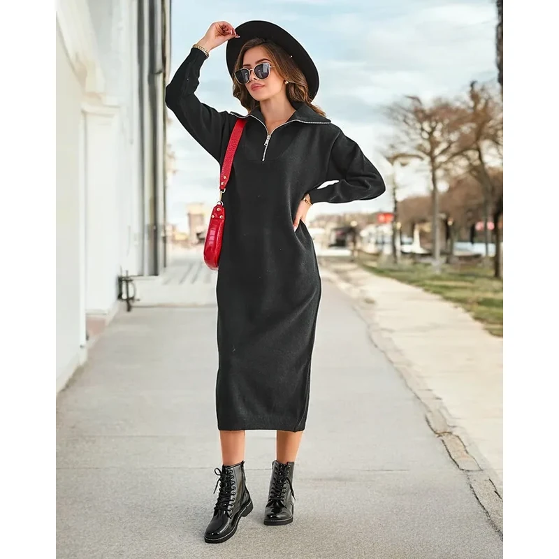 Resti Womens long sweater dress