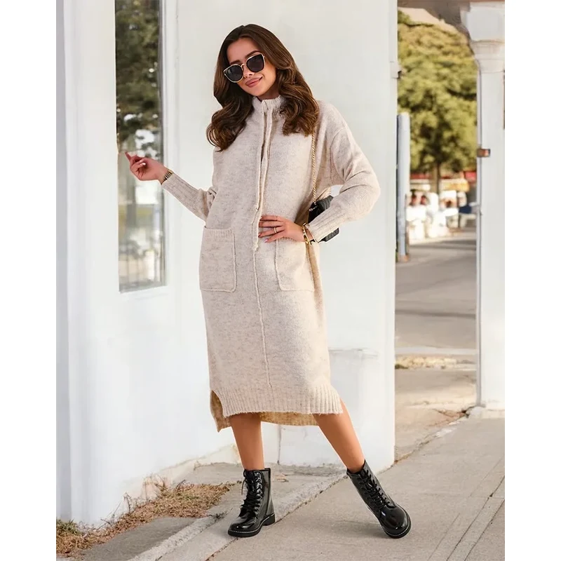 Resti Womens long sweater dress