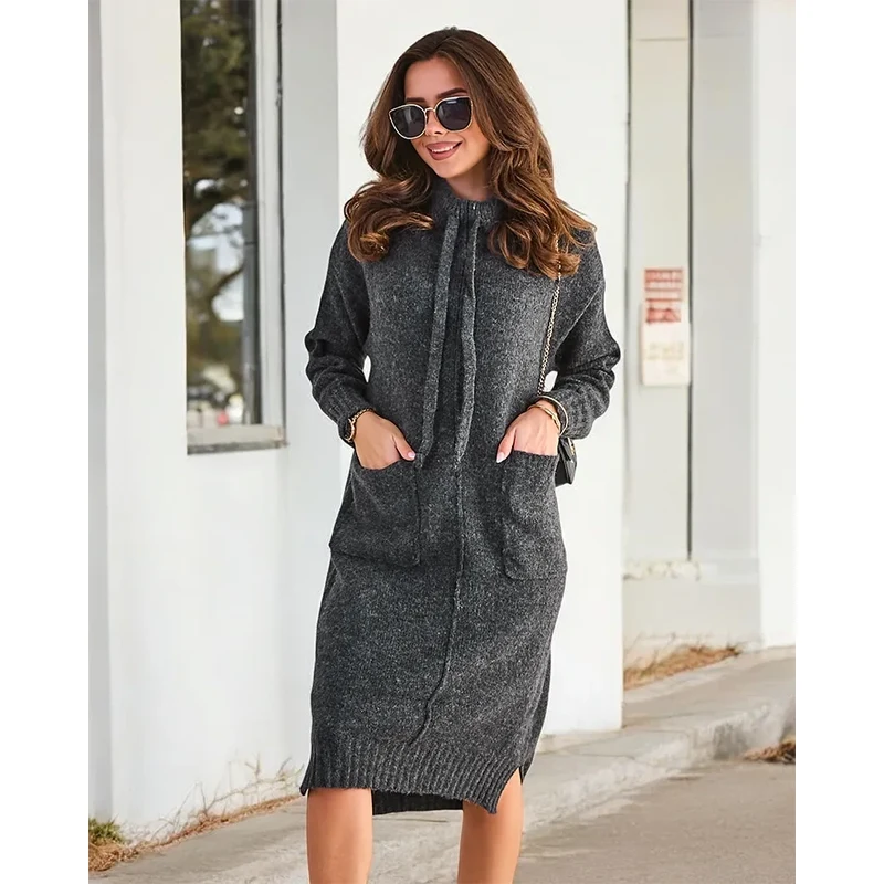 Resti Womens long sweater dress