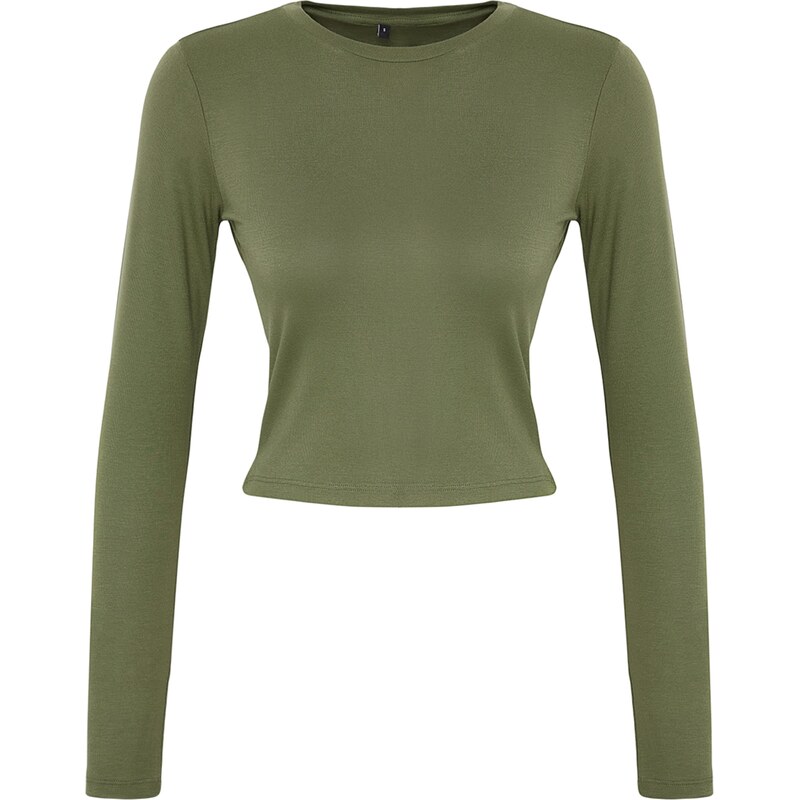 Trendyol Tričko khaki