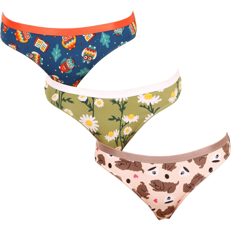 3PACK veselé dámské kalhotky Dedoles (GMFB22357) 102654813