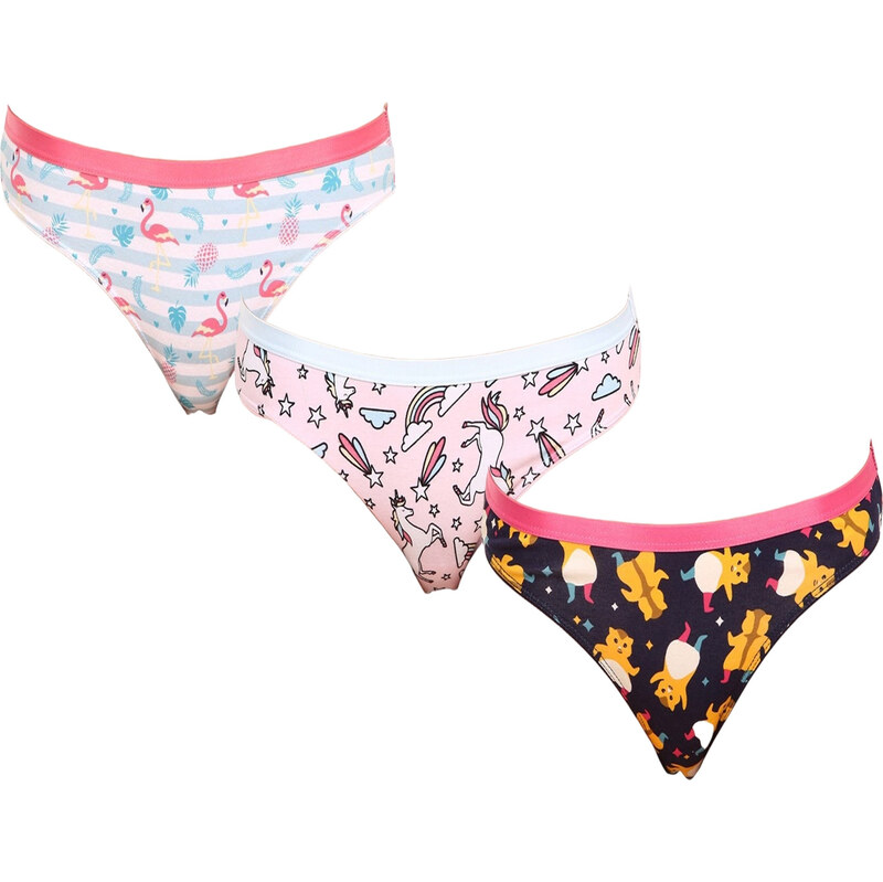 3PACK veselé dámské kalhotky Dedoles (GMFB204625) 102611874
