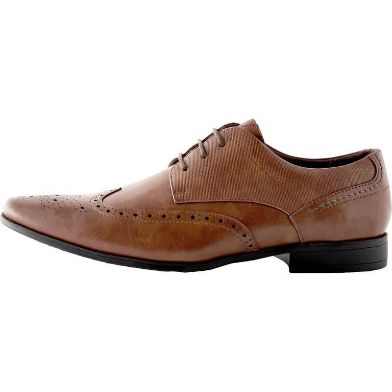 Next Šněrovací boty Brogues hnědá