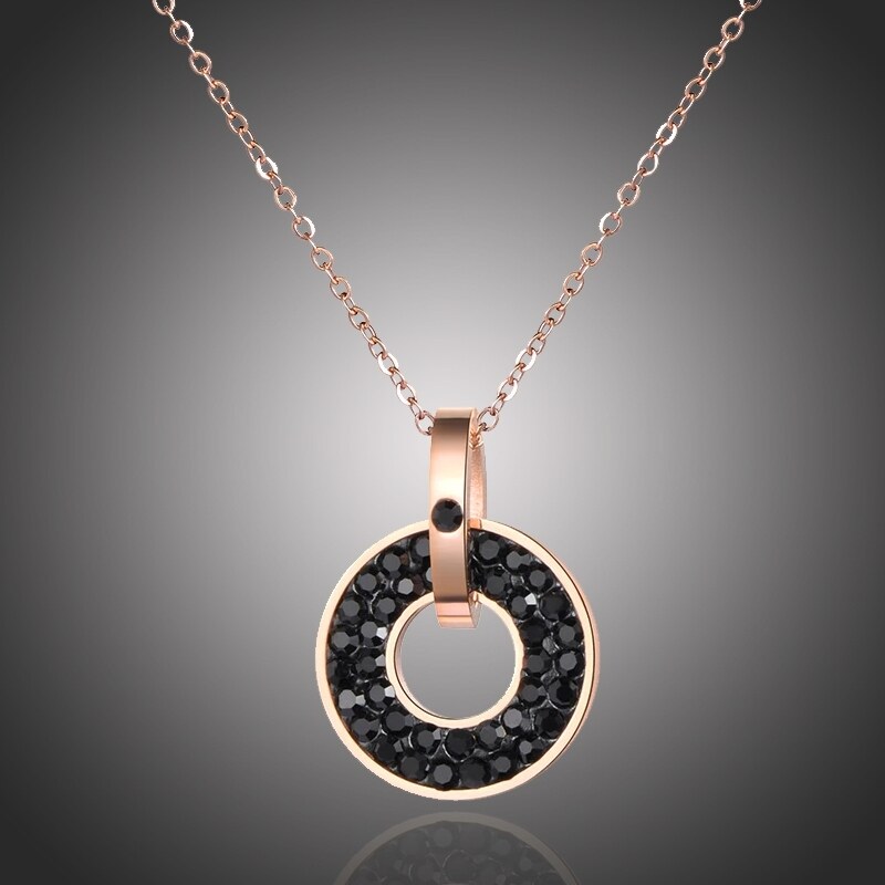 Victoria Filippi Stainless Steel Náhrdelník Monica Black - chirurgická 46615443