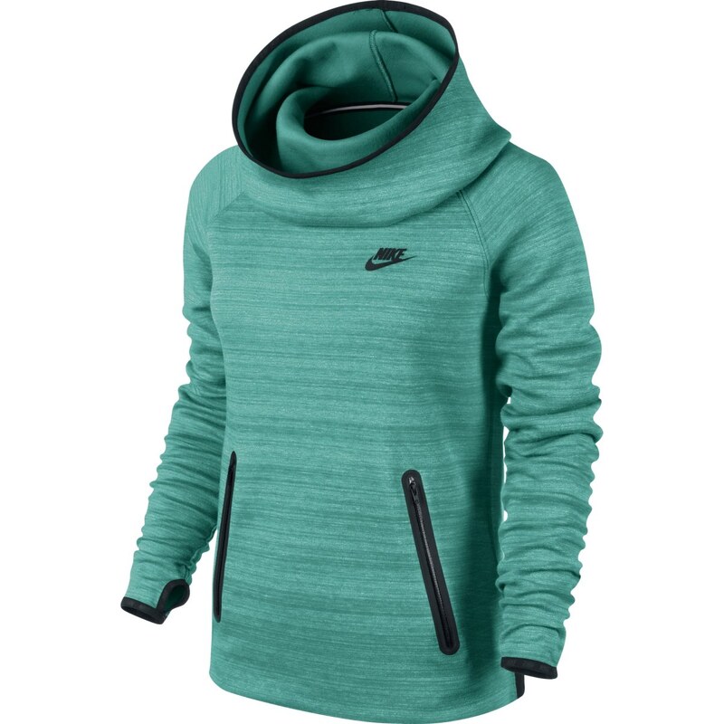 NIKE TECH FLEECE HOODY zelená S