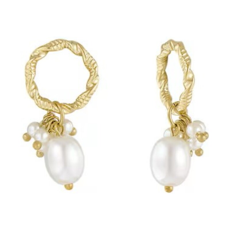 SYLVIENE Náušnice PEARL Gold 102572953