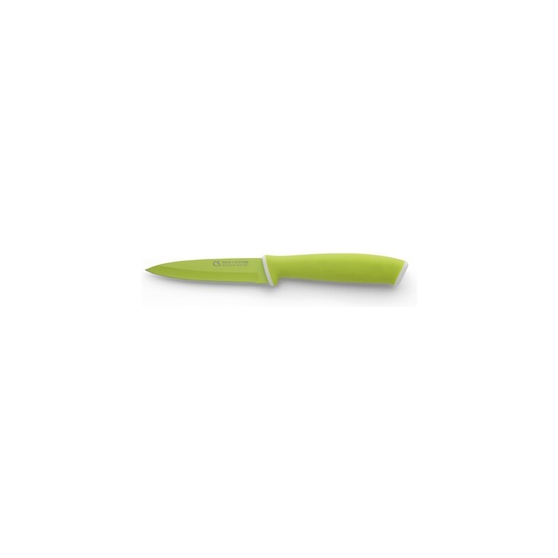 Nůž nepřilnavý krájecí 10 cm zelená GOOD4U CS SOLINGEN CS-029753