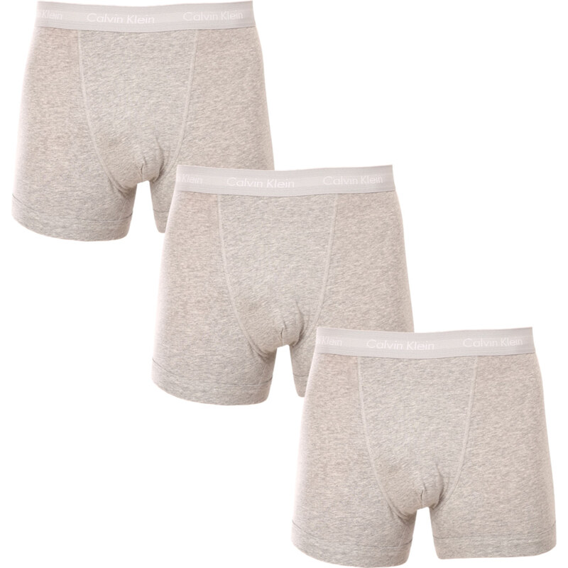 3PACK pánské boxerky Calvin Klein šedé (U2662G-080) 74984171
