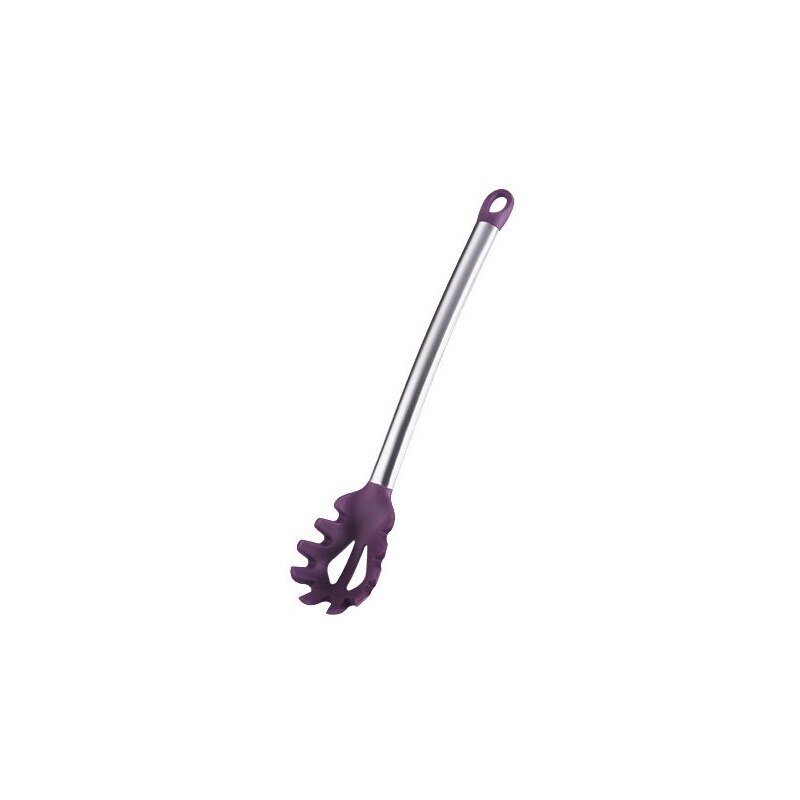 Naběračka na špagety silikonová 31cm FLEXIKITCHEN, barva fialová BERGNER BG-3366fial