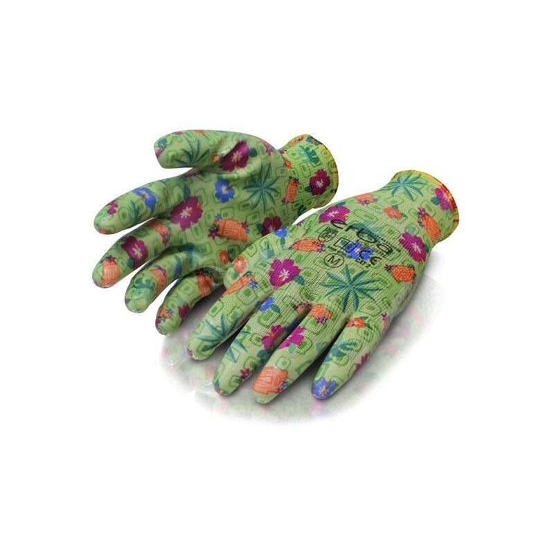 Zahradní rukavice S polyesterové potažené nitrilem ERBA ER-55074