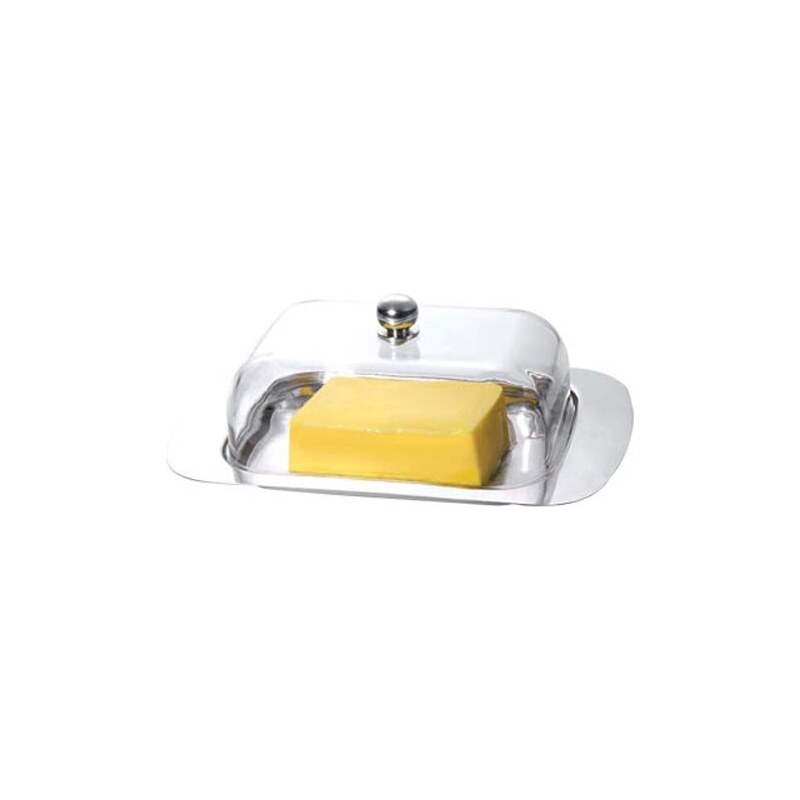Dóza na máslo s akrylovým víkem nerez RENBERG RB-4058