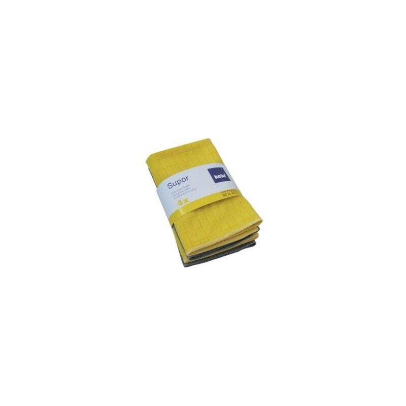 Utěrka SUPOR mikrovlákno 4ks žlutá, šedá KELA KL-11643