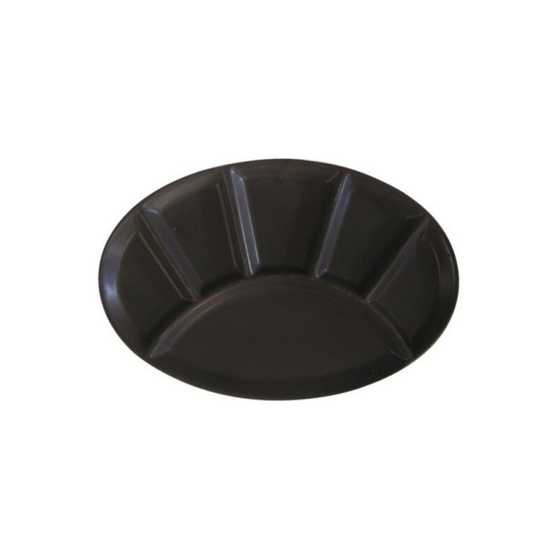 Fondue talíř OVAL černý 28x2cm KELA KL-67400