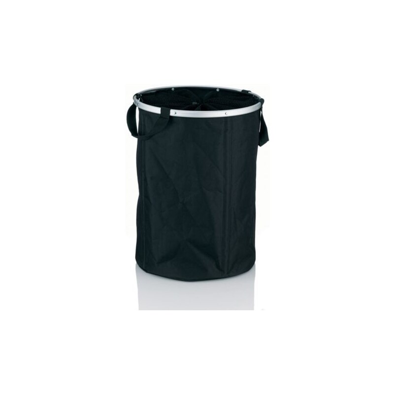 Koš na prádlo NERA polyester, černá pr. 38cm x v. 53,5cm KELA KL-22951