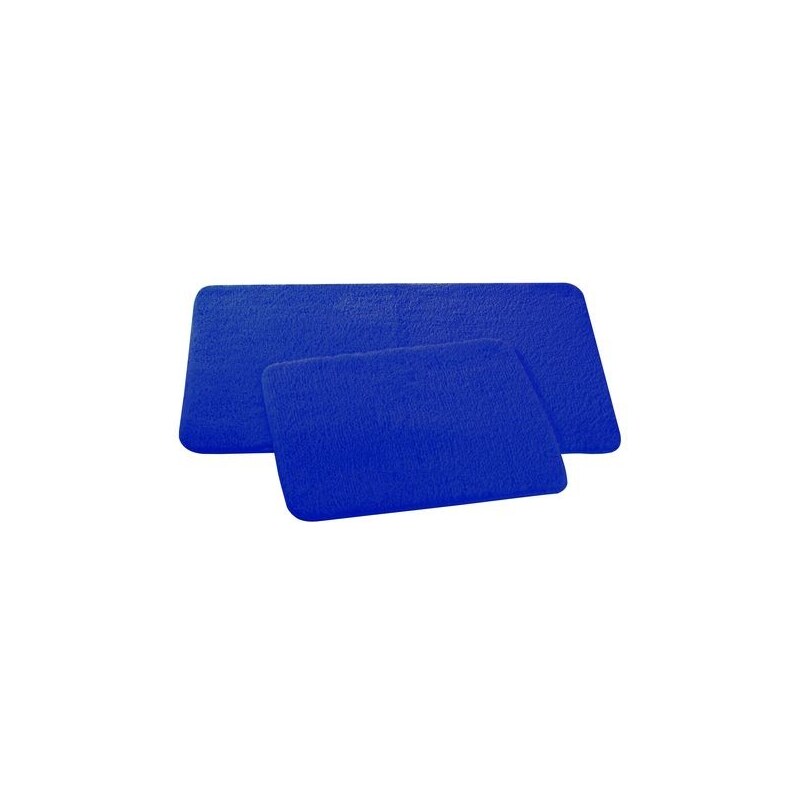 Koupelnová předložka, 2 ks, 50x80 cm a 50x40 cm, modrá TESTRUT TE-102559