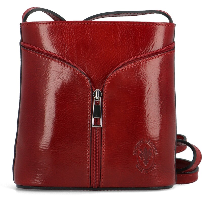 Delami Vera Pelle Luxusní dámská kožená crossbody kabelka