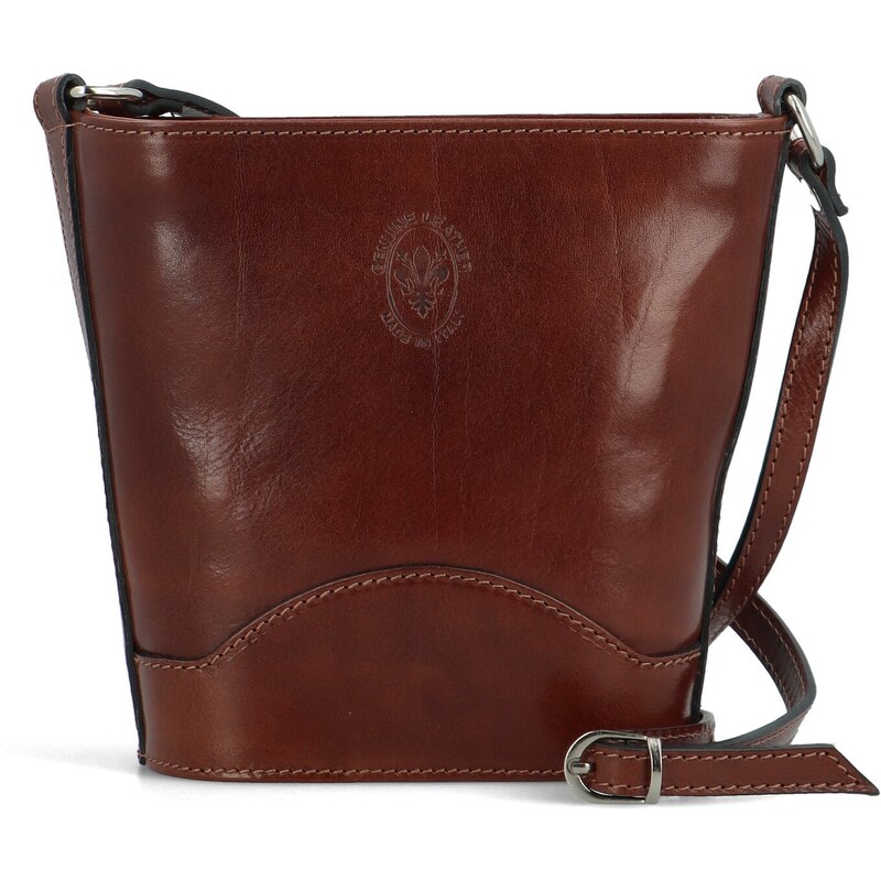 Delami Vera Pelle Luxusní dámská kožená crossbody kabelka Yllva,