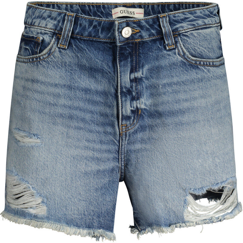 GUESS JEANS Světle modré dámské džínové kraťasy Guess Relaxed Short 108412713