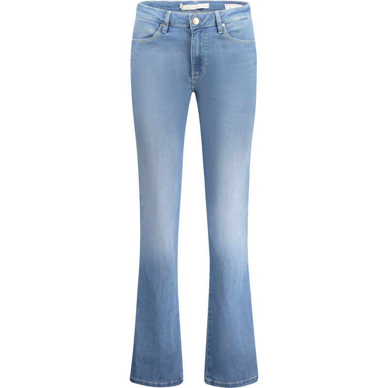GUESS JEANS Dámské modré zvonové džíny GUESS
