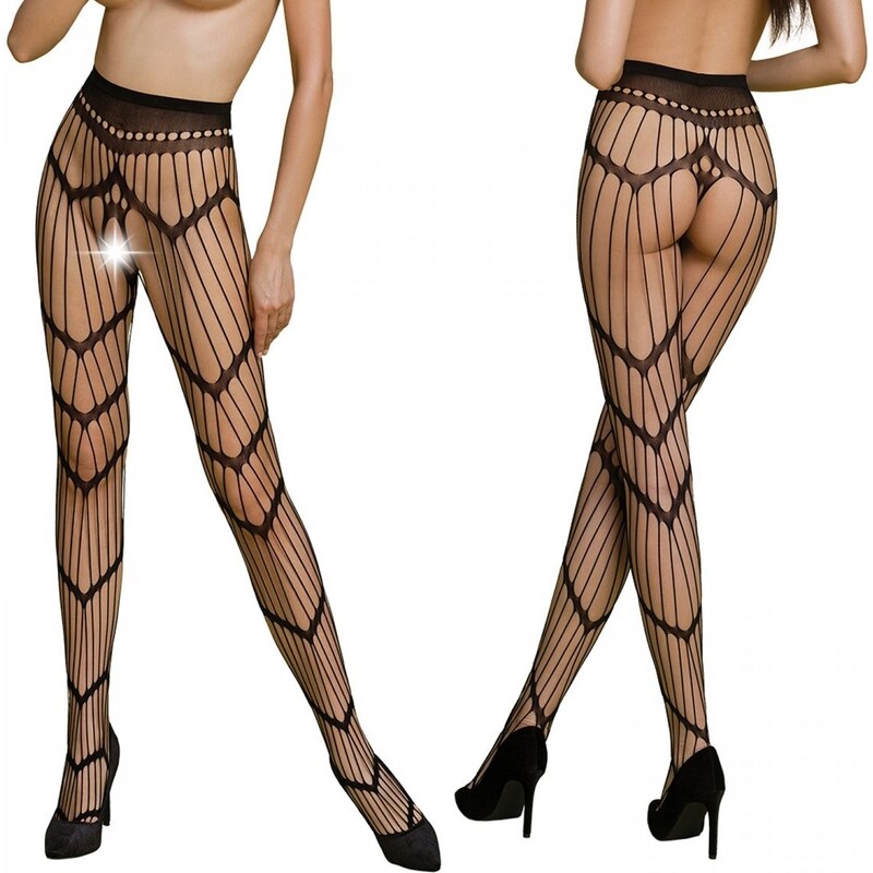 Punčochy Passion ECO S006 black- stocking