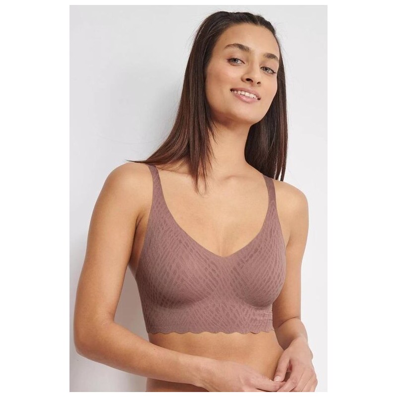 Sloggi ZERO Feel Bliss Bralette hnědá 102692604