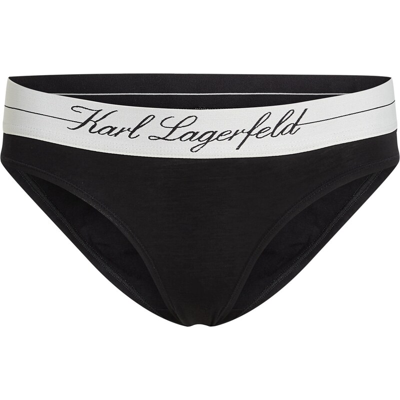 Karl Lagerfeld Kalhotky HOTEL černá / bílá