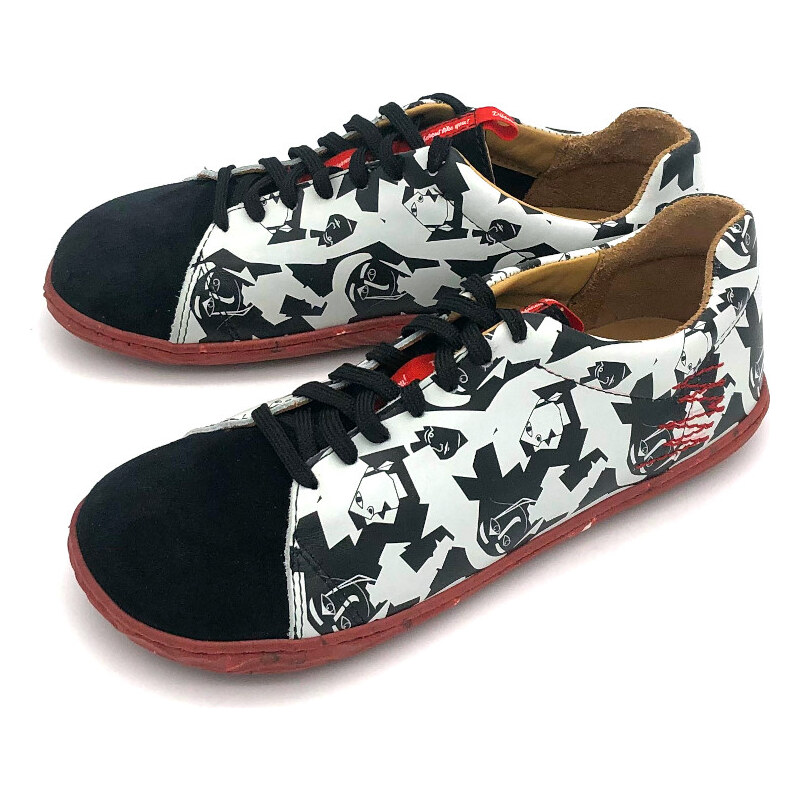 Dámské kožené polobotky 45DYTFOOT-001 CLAMP multicolor