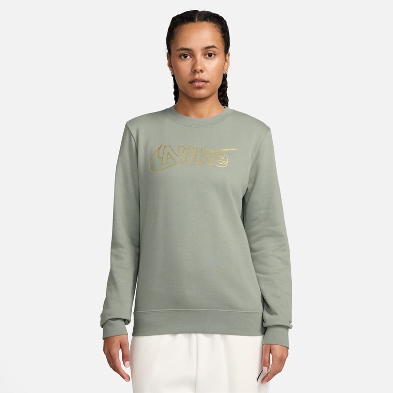 Nike Sportswear Club Fleece Womens Pullover Crew-Neck Sweatshirt