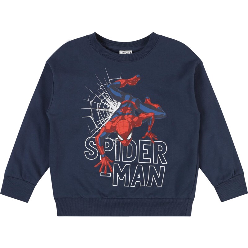 Lindex Mikina Spiderman modrá / tmavě modrá / červená / bílá