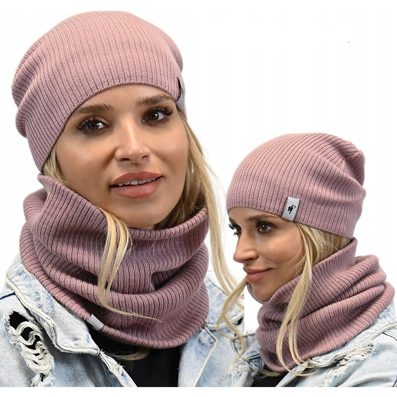 Fashionweek Dámská souprava čepice a šály moderni zimní set