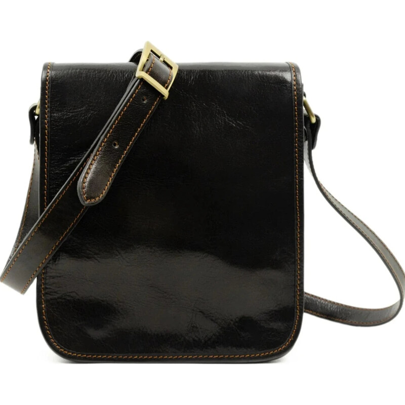 Time Resistance Malá kožená crossbody taška - On The Road
