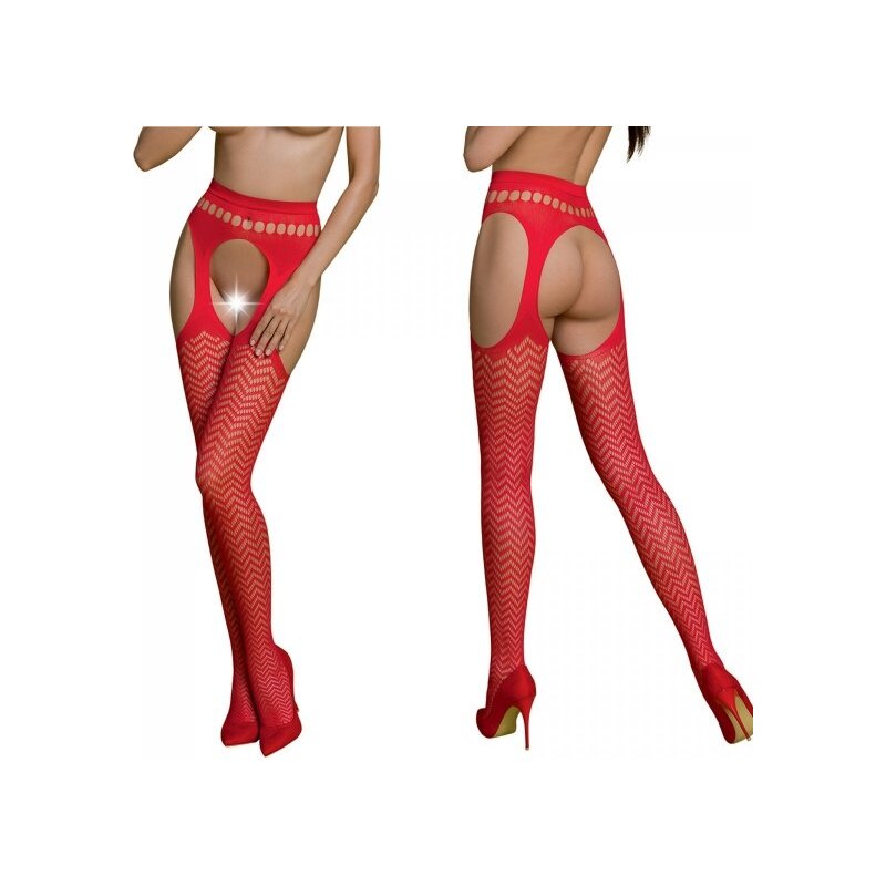 Passion ECO S002 Red - Punčochy