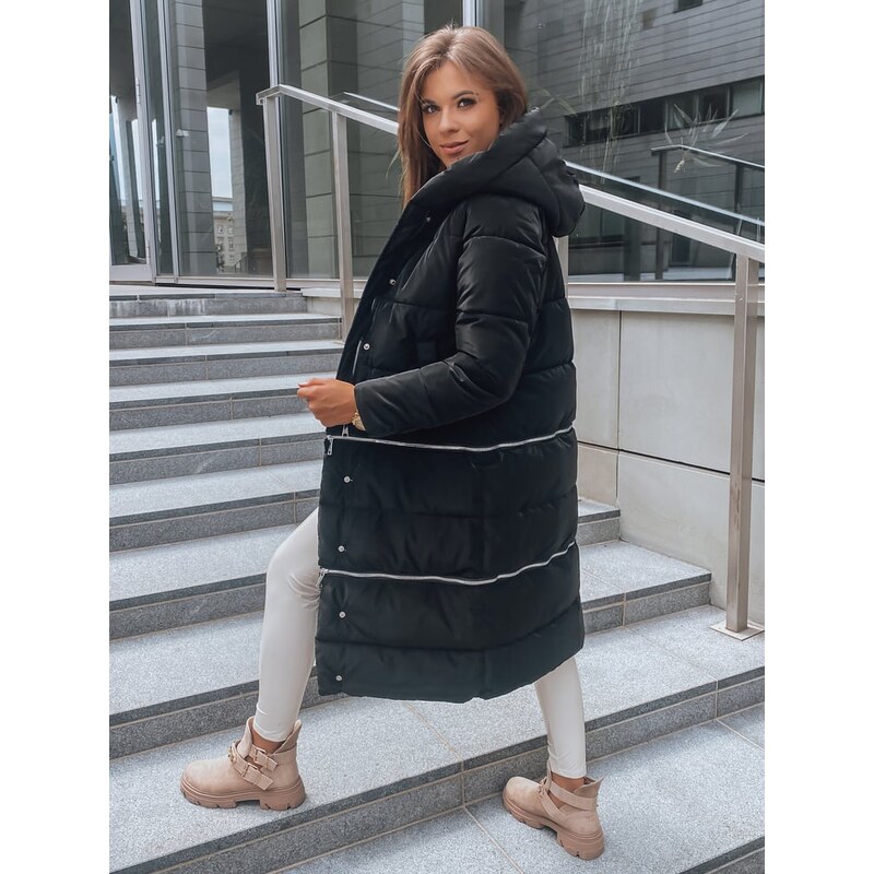 Prošívaná zimní bunda DIAMON PREMIUM černá Dstreet 107087293