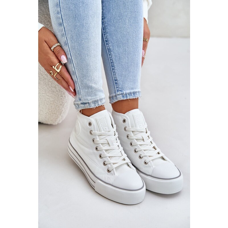 BIG STAR SHOES Zateplené dámské tenisky na platformě