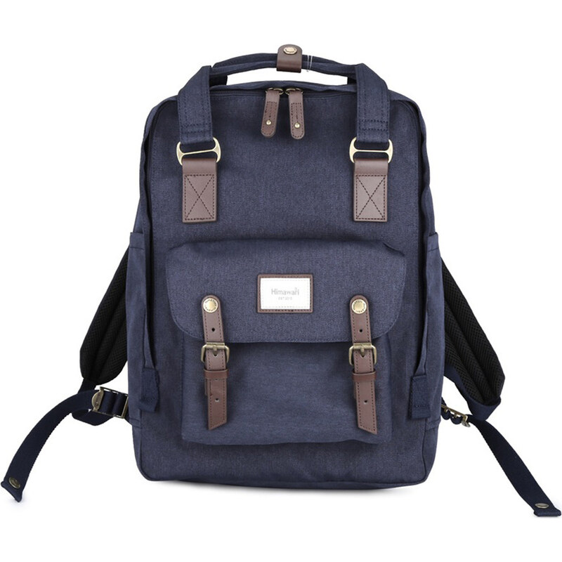 BASIC Himawari Prostorný tmavě modrý batoh s kapsou na notebook Tmavě 102778432