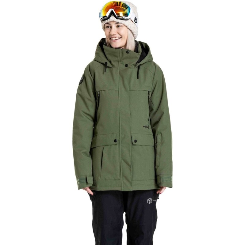 Dámská SNB & SKI bunda Meatfly Terra zelená