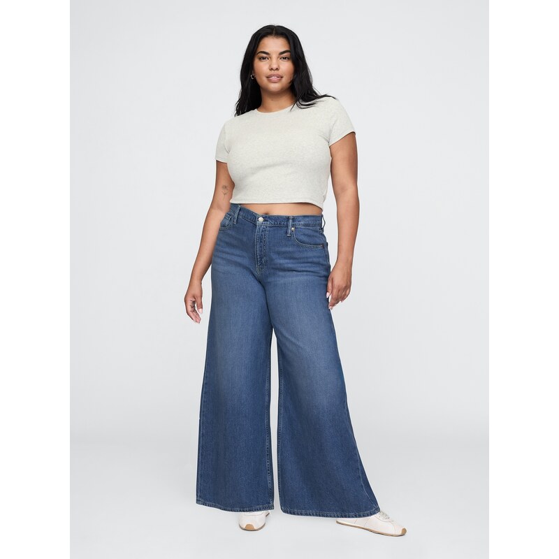 GAP Džíny Baggy Mid Rise UltraSoft - Dámské