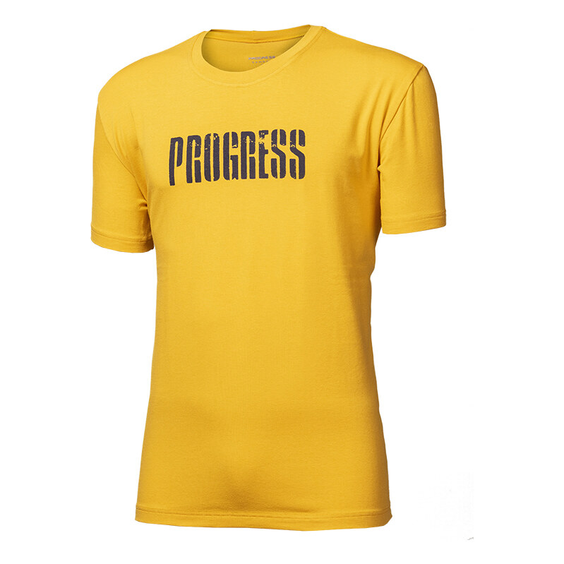 Pánské tričko s bambusem PROGRESS Barbar Army žluté