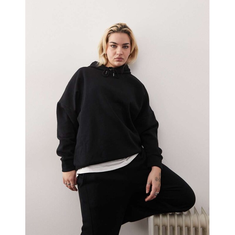 Noisy May loose fit hoodie in black 115510021