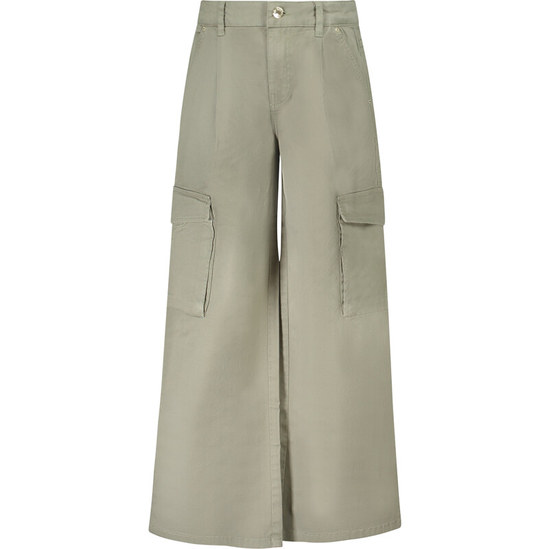 Dívčí zelené kalhoty GUESS JEANS